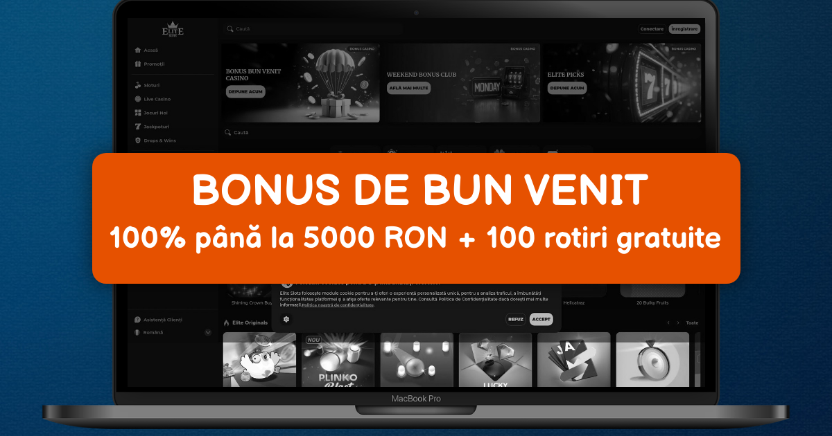 Elite Slots Casino - Sloturi online premium și bonusuri exclusive